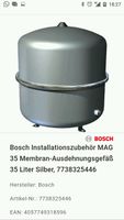 Bosch Druckausdehnungsgefäß MAG 35L Neu Sachsen - Torgau Vorschau