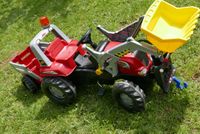 Rolly Toys Traktor, incl. Anhäner, Blinklicht und Seilwinde Baden-Württemberg - Stegen Vorschau