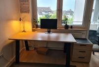 XL Schreibtisch mit Rollcontainer Hessen - Darmstadt Vorschau