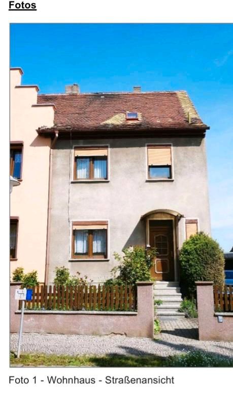 Haus zuverkaufen in Lutherstadt Eisleben in Klostermansfeld