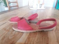 Menorca Sandalen Nagore *wie neu Leder Gr 37 rot Spanien Kiel - Mitte Vorschau