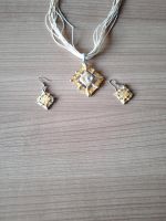 2er Set Schmuck Kette Ohrringe (handgemacht) Bayern - Wallersdorf Vorschau