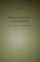 Fremdsprachenunterricht als Sprechunterricht im 1. - 6. Schuljahr Bremen - Blockland Vorschau