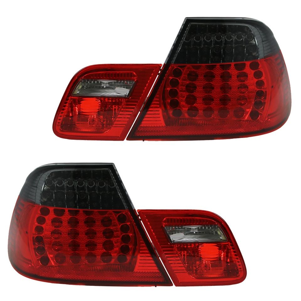 LED Rückleuchten für BMW E46 Coupe Bj. 03-06 Rot/Schwarz in Werneuchen