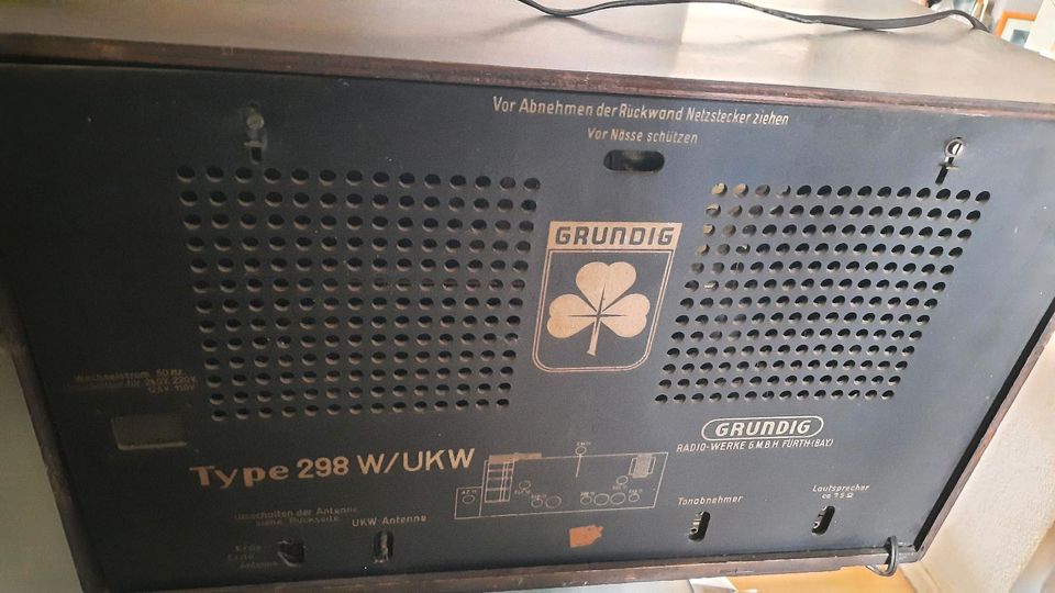 Grundig  Radio Typ 298 W/UKW in Mannheim