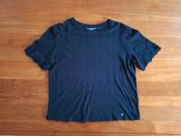 Top Shirt Oberteil Super Dry Gr.36 S Schwarz Strickmuster Rüschen Bayern - Pastetten Vorschau