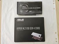 2 Stück: ASRock Hyper Quad M.2 und Asus Hyper M.2 X16 Gen 4 Karte Niedersachsen - Braunschweig Vorschau