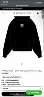 Leandro Lopes VIP 1/125 Hoodie XXL Niedersachsen - Oldenburg Vorschau