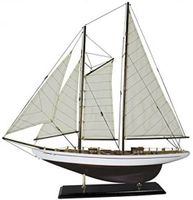 Dekorative Yacht, Segelschiff, Schiffsmodell Segelyacht aus Holz Thüringen - Sondershausen Vorschau