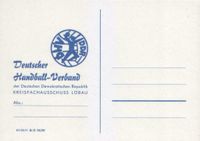 3x Postkarte Deutscher Handball-Verband der DDR - NEU Bayern - Bamberg Vorschau