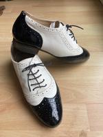 Oxford Damenschuhe schwarz-weiß (38) Mitte - Wedding Vorschau
