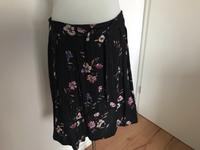 Damen Rock Gr. 42 schwarz mit Blumen Bayern - Welden Vorschau