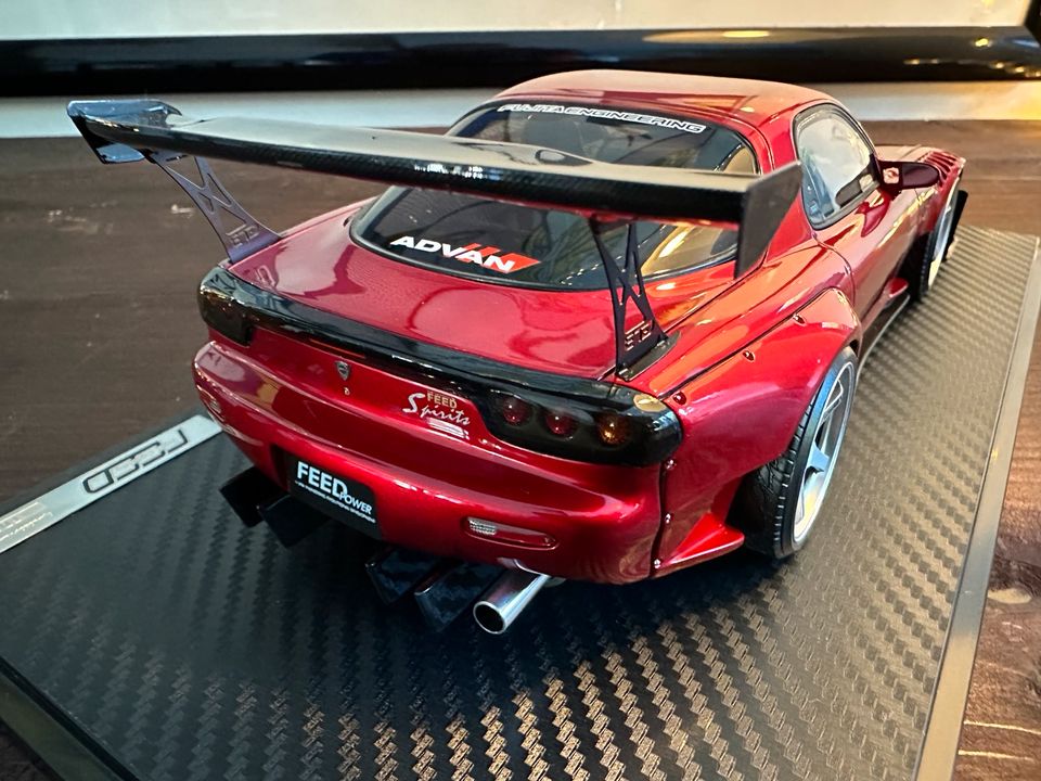 IG2961 Ignition Modell OVP Mazda  FEED Afflux GT3 FD3S Red 1:18 in Moers