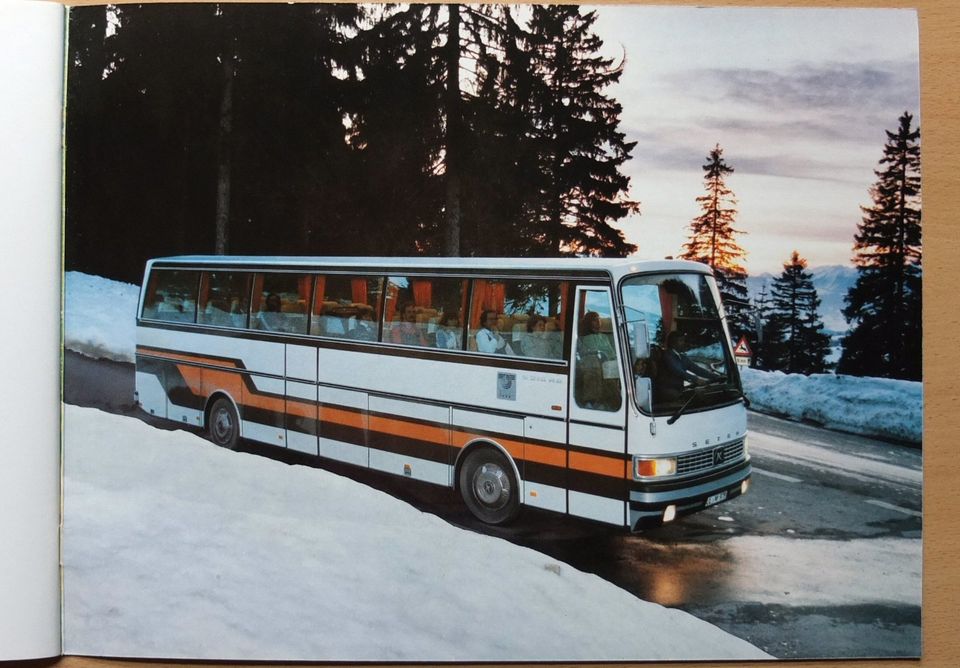 Autoprospekt Bus: Sales brochure Setra S200 Series English in Oberammergau