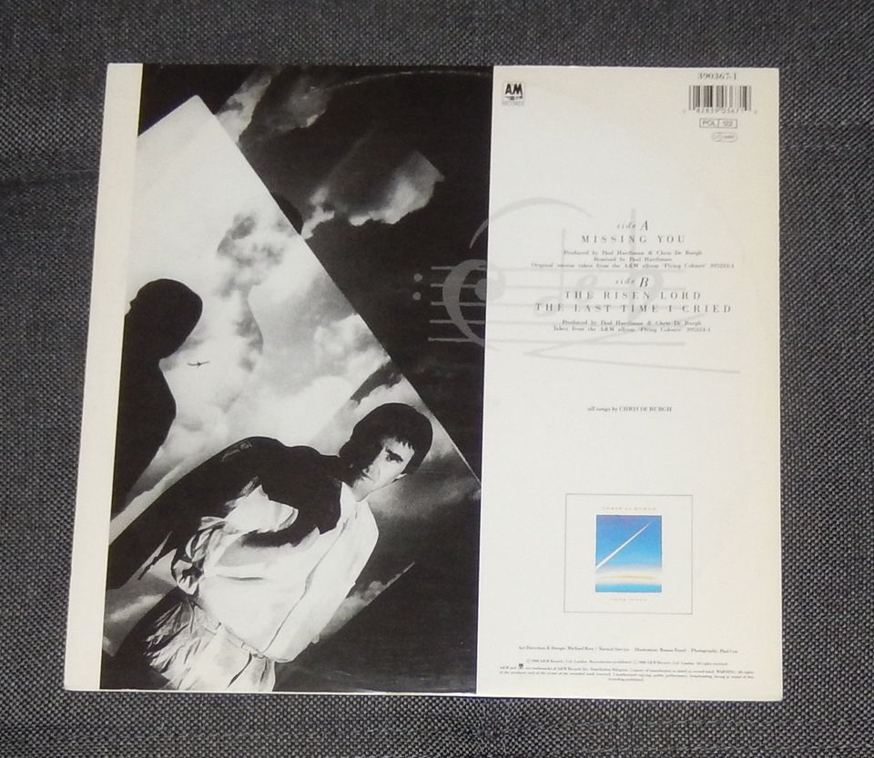 Chris de Burgh – Missing you LP Schallplatte Vinyl 1988 in Karlsbad