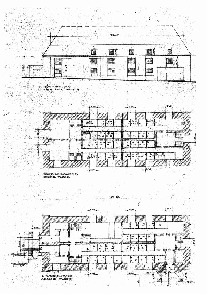 Hochbunker mit einer Planung für 6 Reihenhäuser und 2 extravaganten Penthousewohnungen in Waltrop