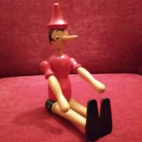 Vintage ! alter Holz Pinocchio Gelenkpuppe beweglich 70er ! Niedersachsen - Hoya Vorschau