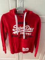 Damen Hoodie von Superdry in rot Kr. München - Ismaning Vorschau