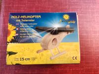 Holz-Helikopter/Hubschrauber mit Solarrotor OVP Bayern - Ludwigsstadt Vorschau