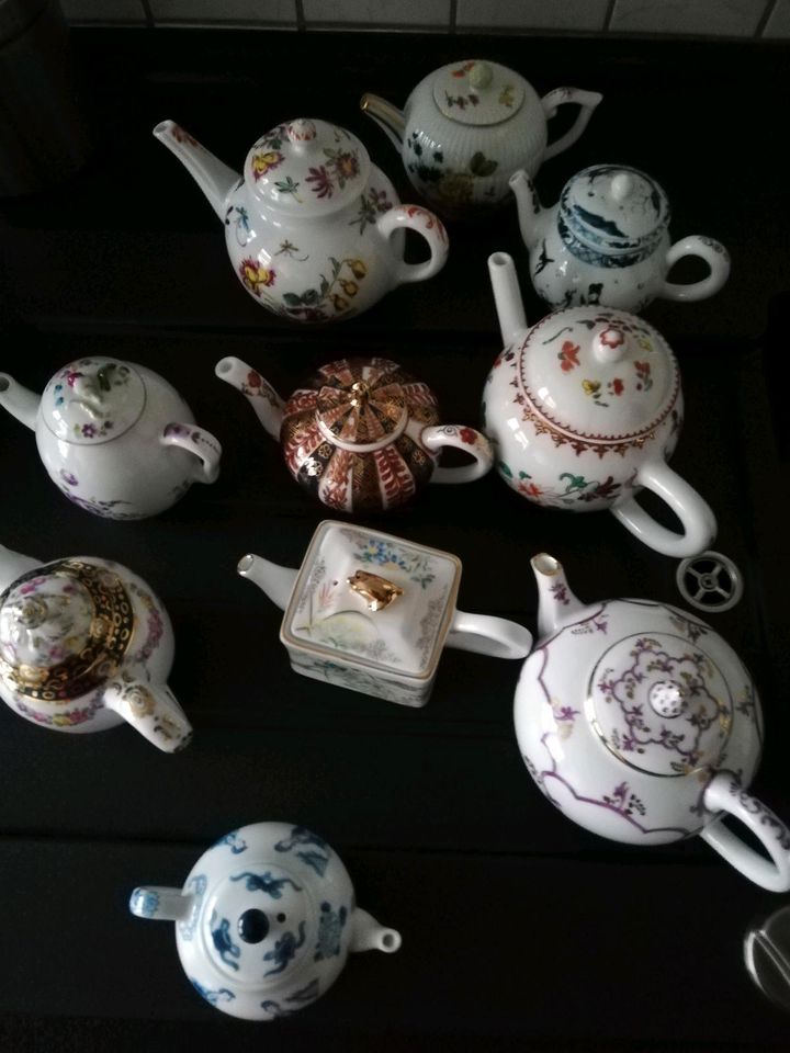 Teekannen Sammlung in Duisburg