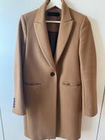 Zara Mantel beige Cognac braun Gr. 34 xs Niedersachsen - Cremlingen Vorschau