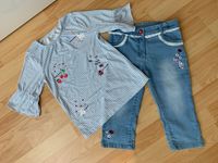 Capri Jeans und Blusen Shirt von Ernstings Family in Gr. 122/128 Kr. München - Garching b München Vorschau