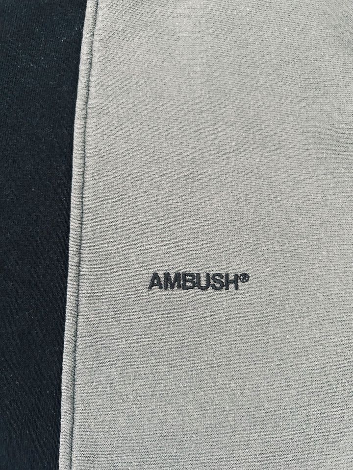 Ambush boxy Split Sweatshirt/Pullover - Size 1/M - Schwarz/Grau in Marbach am Neckar