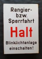 Altes, schweres Emailschild Deutsche Bahn, Emailleschild Niedersachsen - Leezdorf Vorschau