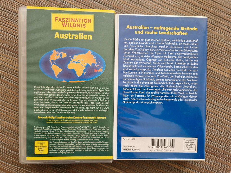 VHS Kassetten Australien in Bamberg