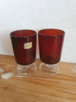 2 Gläser Rot Glas Kerzen Licht Dekoration Gothic Lübeck - St. Gertrud Vorschau