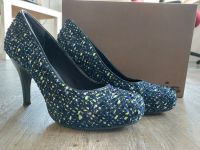 Tamaris Pumps/High heels schwarz grün blau Gr. 39 neuwertig Sachsen - Claußnitz Vorschau