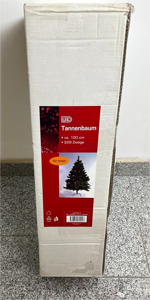 Tannenbaum, künstlicher Baum, 120 cm, 229 Zweige, LOGO in Weischlitz