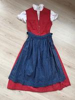 Dirndl gr 32/34 XS rot blaue Schürze Bluse weiß esmara oktoberfes Schleswig-Holstein - Norderstedt Vorschau