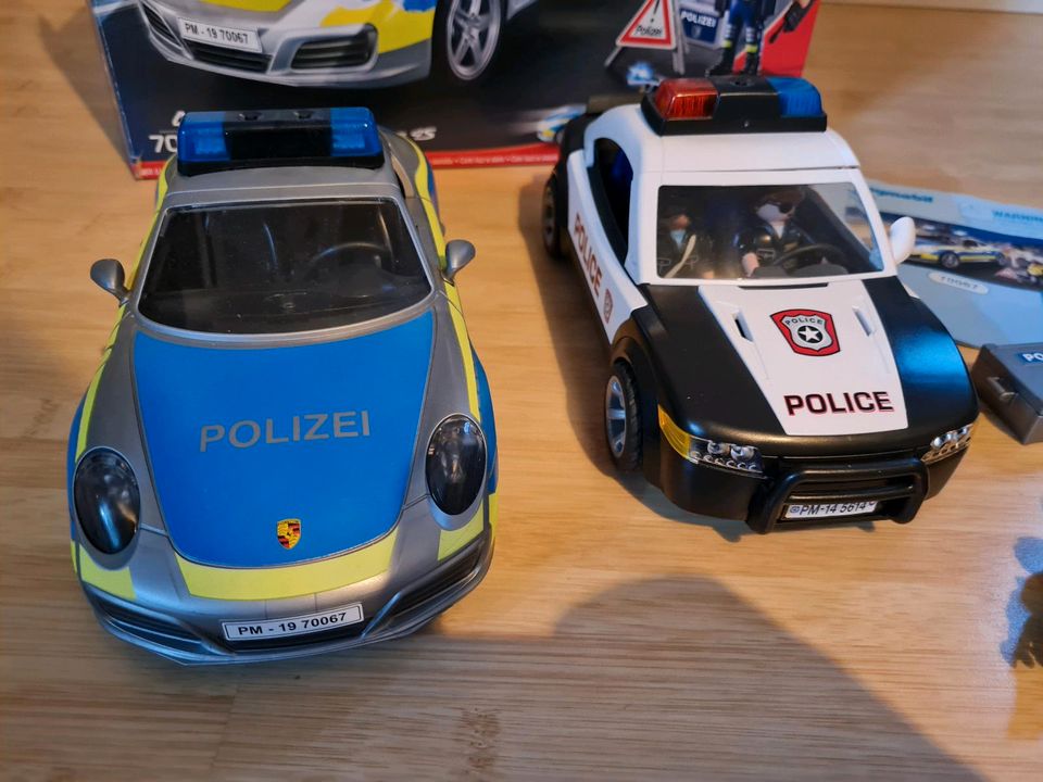 Playmobil Polizei Auto / Porsche in Meuselwitz