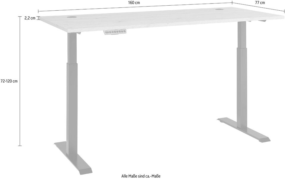 Innostyle Schreibtisch (1-St) in Lübbecke 