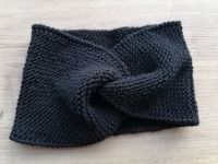 selbst gestrickt Handmade Stirnband schwarz NEU Baden-Württemberg - Westhausen Vorschau