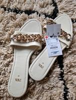 Zara Sandale Weiß Gold 37 Neu Hessen - Schwalmstadt Vorschau