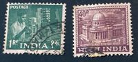 Zwei Briefmarken India  gestempelt Baden-Württemberg - Ulm Vorschau