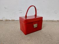 Vintage Schmuckkästchen Aufbewahrungsbox Beauty Case Retro rot Leipzig - Volkmarsdorf Vorschau