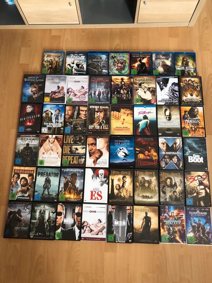 DVD Sammlung 50 Filme in Steinhöfel