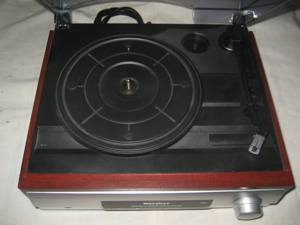 Schallplattenspieler Plattenspieler Plattenteller Karcher KA 8050 in Birkenheide