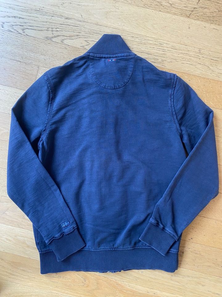 Napapijri Pullover Zipper blau Gr. L in Düsseldorf