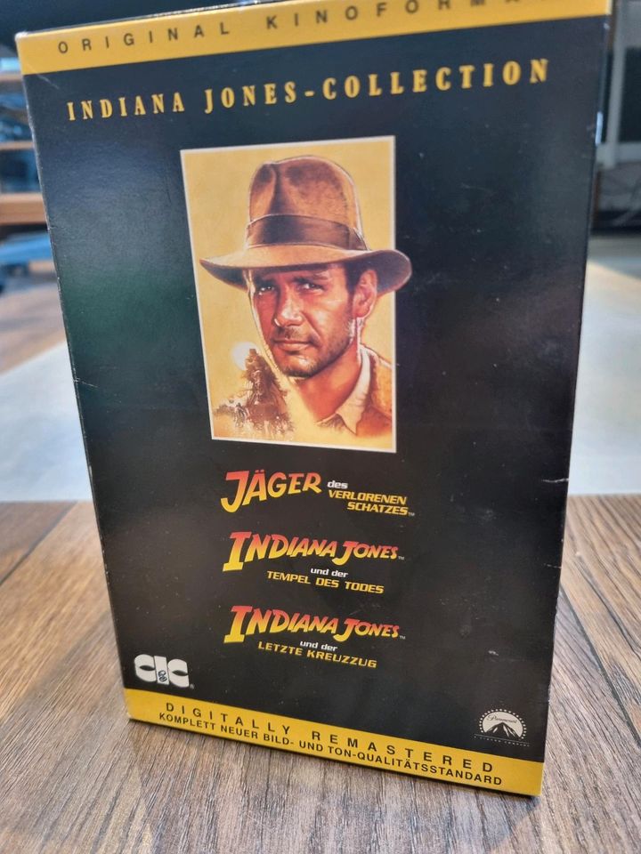 VHS Indiana Jones Triologie in Oberpleichfeld