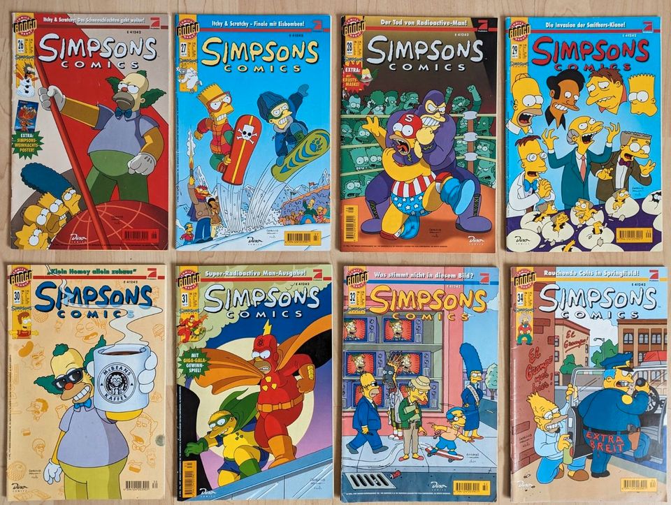 Simpsons Comics - 8 Stück - guter Zustand in Cham