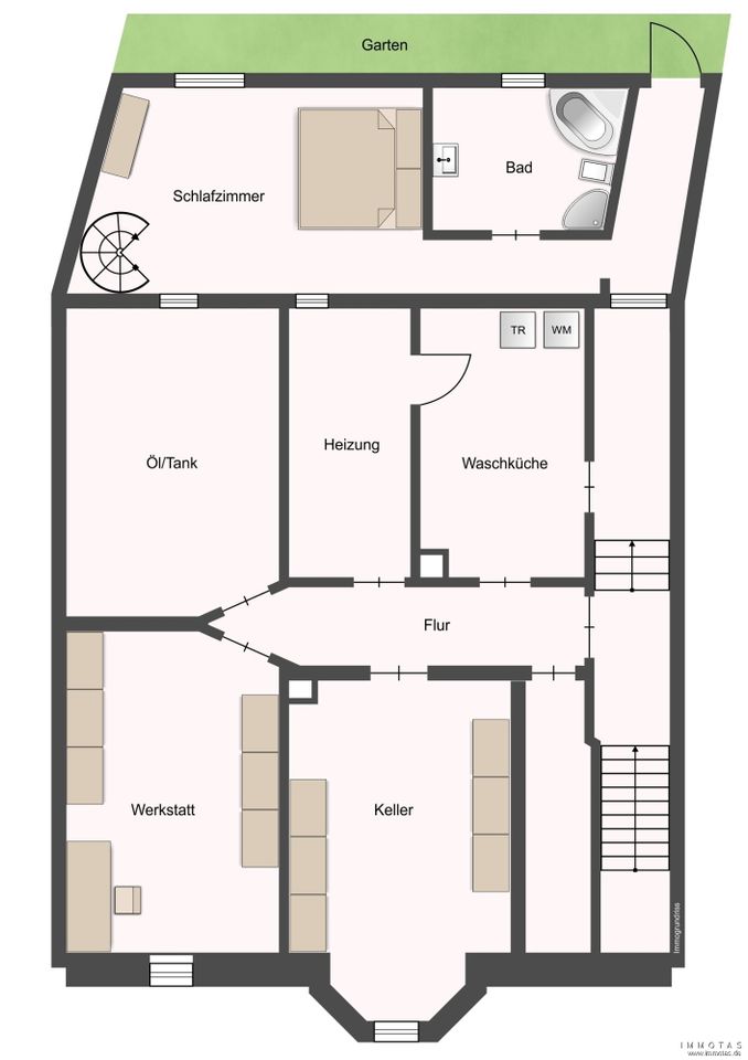 Zentral Wohnen - Mehrfamilienhaus mit Garten in Top-Lage in Ludwigshafen