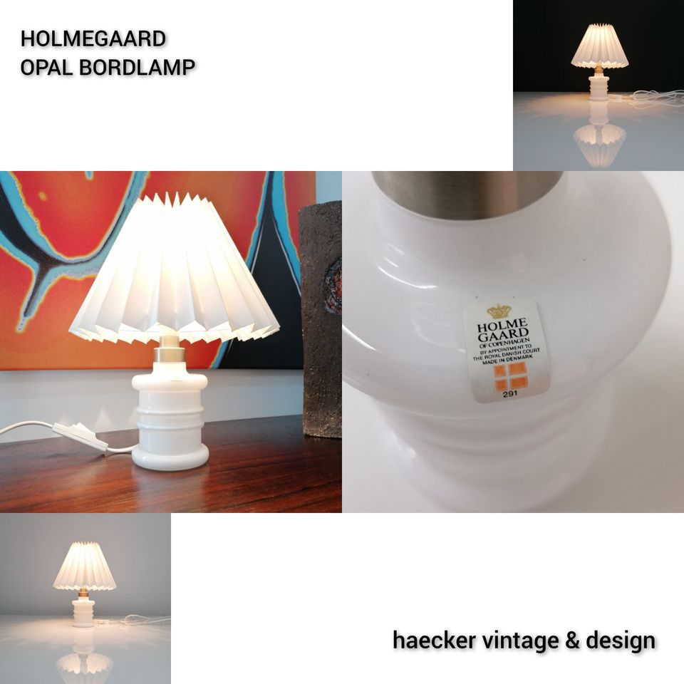 Tischlampe danish design Royal Copenhagen - Holmegaard 70er in Flensburg