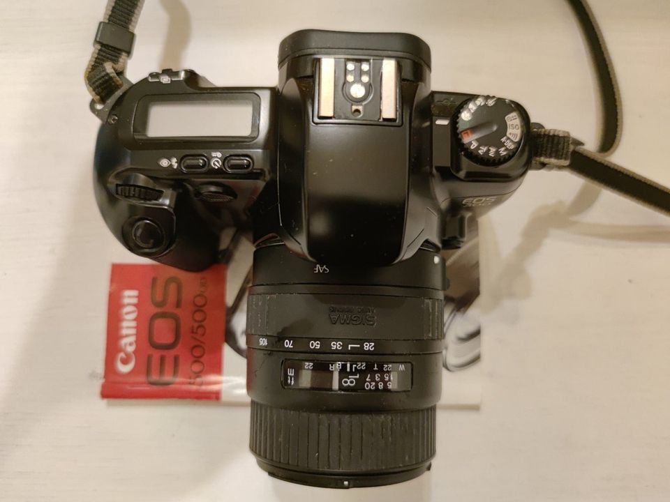 Analoge Kamera Canon EOS 500 Sigma 28-105mm f/4-5.6 *TOP* analog in Berlin