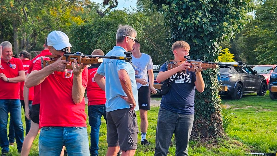 Biathlon Laserschießstände für Firmen, Vereine, Feste mieten. in Mühlheim am Main