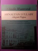 Einzelausgabe Claudio Monteverdi Arnalta `s Lullabby  NEU Hamburg-Nord - Hamburg Groß Borstel Vorschau