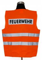 Sicherheitsweste mit aufwendigem Druck ***FEUERWEHR*** Thüringen - Sonneberg Vorschau